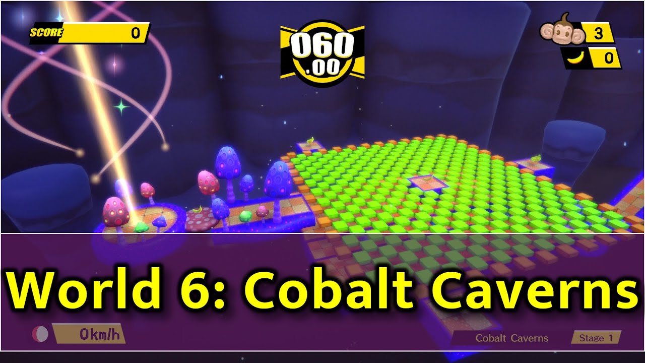 World 6: Cobalt Caverns - Super Monkey Ball Banana Blitz HD