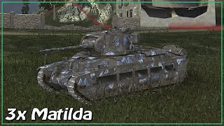 3x Matilda • WoT Blitz *SR