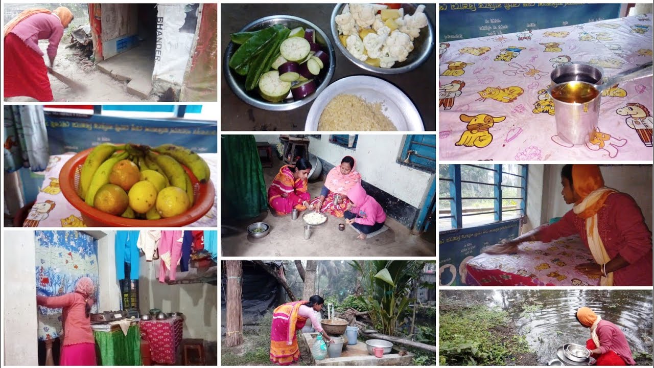 এই কনকনে ঠান্ডায় অলসতাকে প্রাধান্য না দিয়ে সকাল থেকে সন্ধ্যা পর্যন্ত নিজের হাতে সেরে নিলাম।