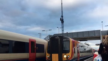 SWR class 444 arrives at Poole on the 14:55 service to Poole Sidings | 2/12/17 | HD |