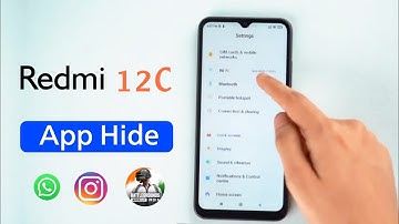Redmi 12C: How to Hide App & Game | Redmi 12C me Apps Hide Kaise kare