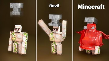 The Most Satisfying Minecraft Realistic 3D Fluid Simulations Compilation 4