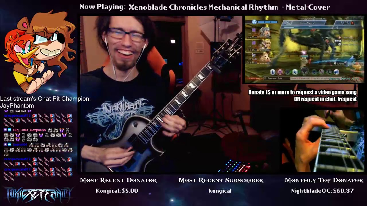 Xenoblade Chronicles "Mechanical Rhythm" on Guitar LIVE!