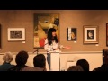 Some of Joy Harjo's poem Rabbit And Clay Man read in Mystic, Conn., 2012