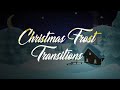 Christmas Frost Transitions for DaVinci Resolve
