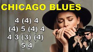 SWEET HOME CHICAGO HARMONICA ( C DIATONIC ), ARMÓNICA C, TABS, BLUES HARP C, GAITA DE BOCA C, MUNDHA