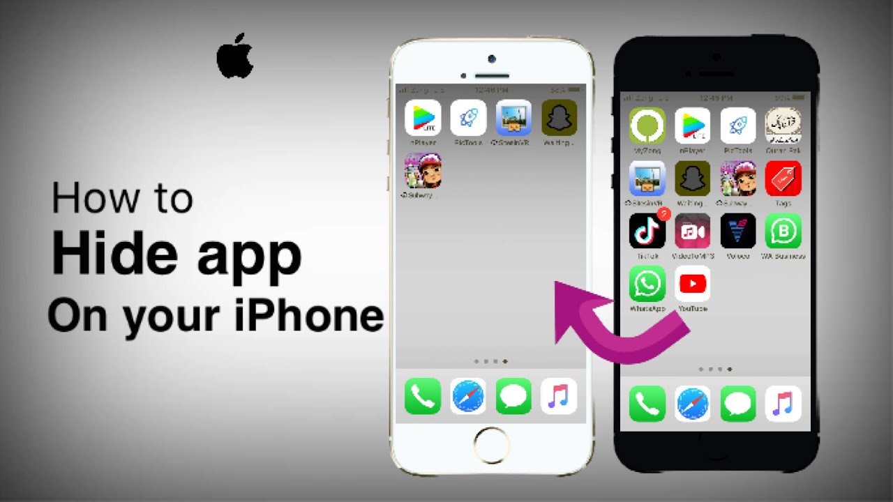 How To Hide App On Your IPhone Or IPad YouTube