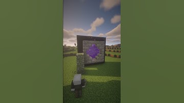 How to Build this AMAZING COBBLED Portal!!! 😯| Minecraft 1.19 Medieval Build | #shorts #trending