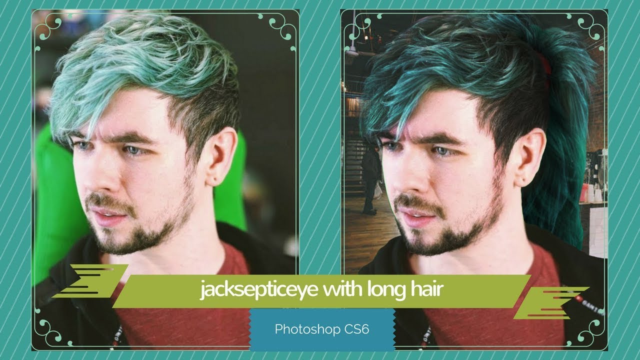 jacksepticeye with long hair – Photoshop - YouTube