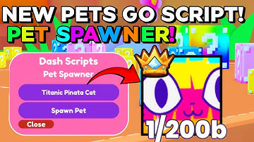 [NEW🌈] Pets Go Script Pet Spawner 📜🔥 | Pastebin Link | Rainbow Pets Update 🌈Keyless Latest 2025