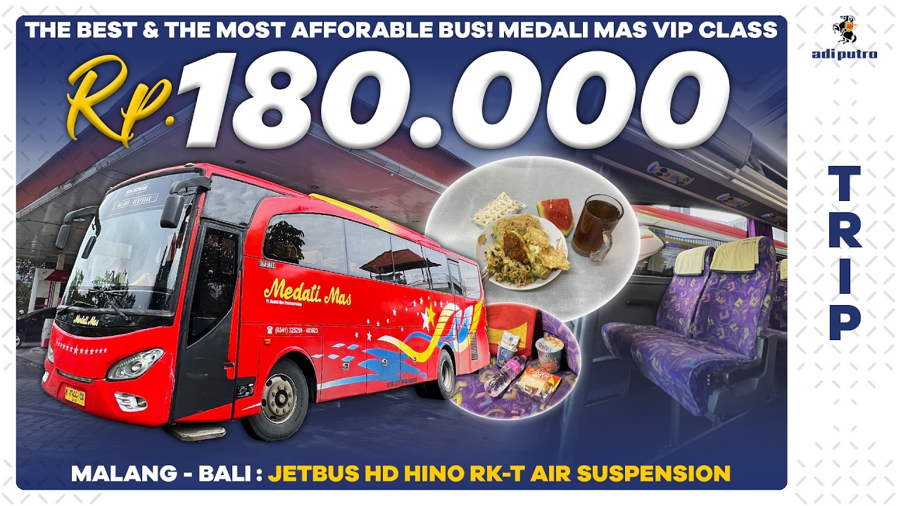 180 Ribu Dapat Bus Sebagus Ini + Fasilitas Tak Tertandingi : Medali Mas Malang - Denpasar Bali