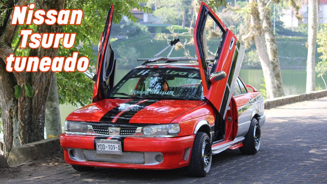 Nissan tsuru tuning con puertas lambo y tipo gaviota youtube