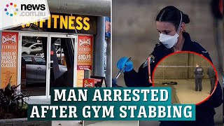 Man arrested for stabbing woman in head at Sydney gym