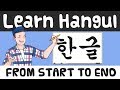 Learn hangul in 90 minutes  start to finish complete series