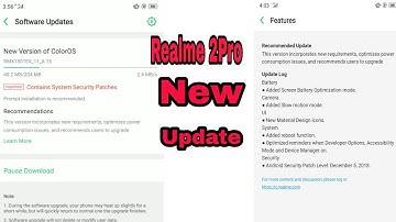 Realme 2 Pro New Year Updates,Slow Motion,Reboot,No Accessibility Blink,Improve Battery, UI New