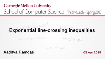 Aaditya Ramdas on  Exponential line-crossing inequalities