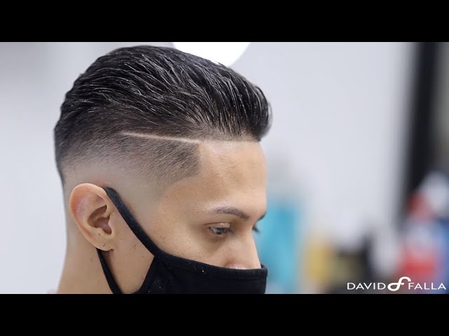 LOW FADE SLICK BACK MEN'S HAIRSTYLE - BARBER TUTORIAL 