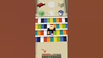 🤪Minecraft fall damage VS Blocks #shorts #minecraft #minecraftshorts