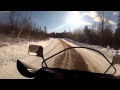 Yamaha grizzly 700 donut sur neige