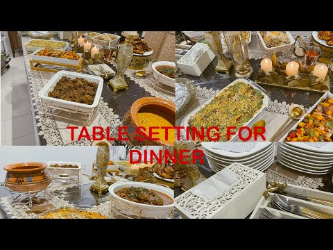 Video: Buffet Menu: Selection Of Dishes And Table Decoration