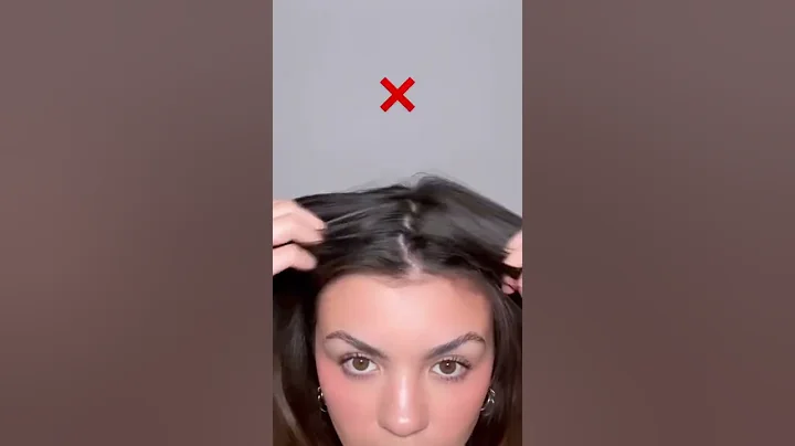 Stop parting your hair like this #hair #hairtips #hairstylehacks