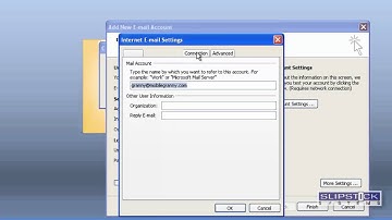 Add account in Outlook 2007