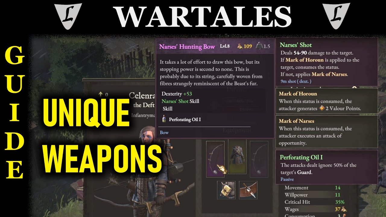 WARTALES Guide UNIQUE Weapons pre Gosenberg update! YouTube