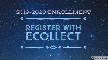 ECollect Registration (For Parents)