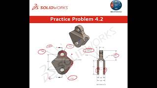 SolidWorks CSWA Practice Problem 4.2 | Clevis Modeling In SolidWorks | Bangla