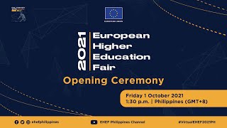 Opening of the Virtual European 🇪🇺 Higher Education Fair 2021