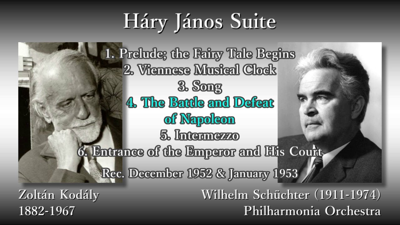 Kodály: Háry János Suite, Schüchter & The Phil (1953) コダーイ