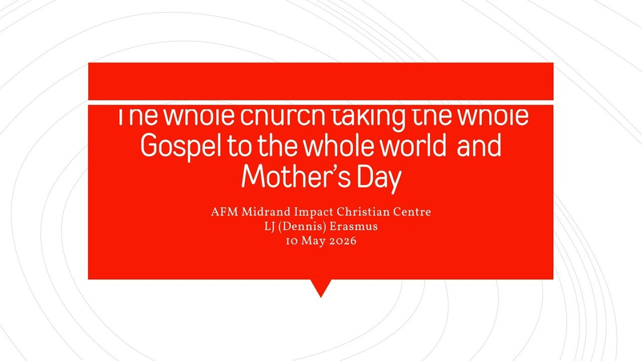 Sunday Morning Services