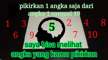 Permainan sulap tebak angka di dalam pikiran orang lain - sulap interaktif