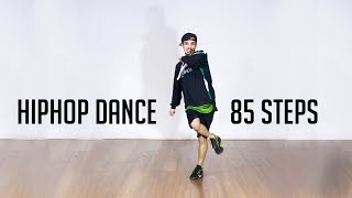 OLD SCHOOL STEPS FOR HIPHOP DANCE - SOCIAL DANCES, BASICS, FOUNDATIONS | 85 STEPS