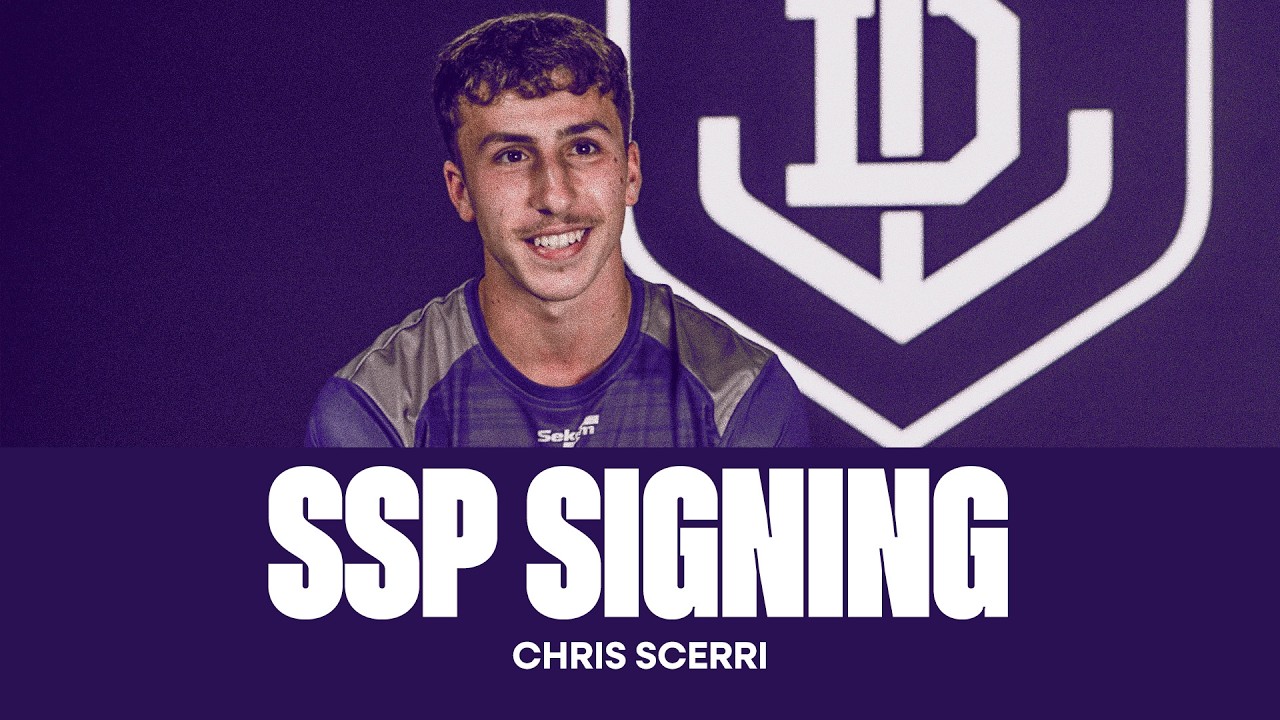 Meet our newest Freo Docker Chris Scerri