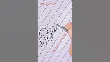 How to write cursive handwriting || Beautiful handwriting practice #shorts #youtubeshorts #viral