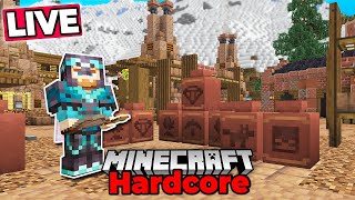 Armor Trim & Pottery Sherd Adventure!  HARDCORE MINECRAFT 1.20  Survival Let's Play