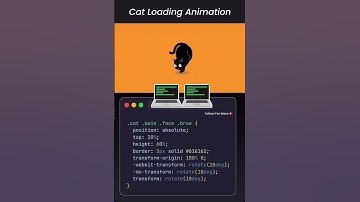 Cat loading animation.                           #coding #explore #viral #explore #shorts
