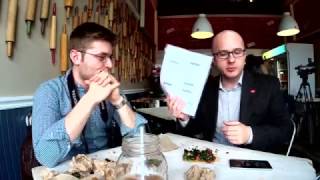 MassLive staff try the New Beddy pizza at the newly-reopened Corner Grille