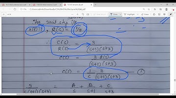 Module 3 18EC43 Control systems lecture 38: Problems on Time response analysis