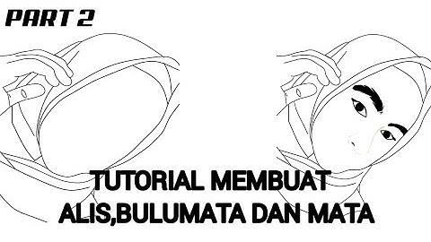 Cara membuat Alis,Bulu mata,Mata infinite design