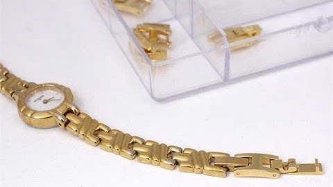 Watch Bracelet Extender with Fold Over Link Clasp