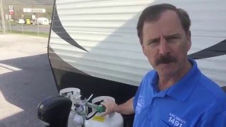 Demonstration of Auto Switchover of LP Bottles on RV Trailer  by Paul 'The Air Force Guy'