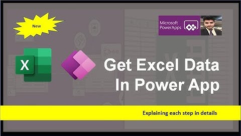 excel data in powerapps | upload excel powerapps new