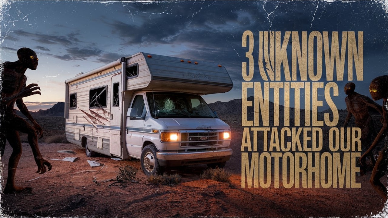 3 Unknown Entities attacked Our motorhome in the Arizona desert! 