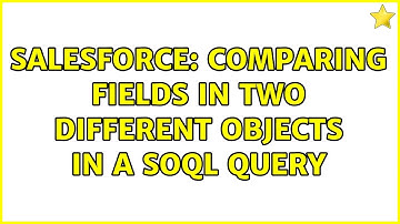 Salesforce: Comparing fields in two different objects in a SOQL query (2 Solutions!!)