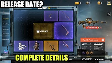 *NEW* Codm Phoenix Inferno Complete Draw Details | Type 25 Phoenix Inferno And Portnova Ghost