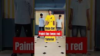 Doja Cat || Paint the twon red Dance trend Tutorial #dojacat #paintthetownred #shorts