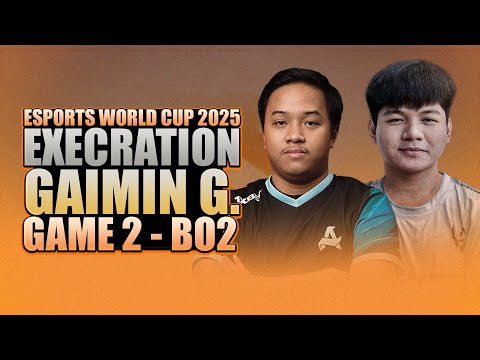 EXECRATION vs GAIMIN GLADIATORS - GAME 2 WATCH PARTY WITH KUKUYS - Esports World Cup 2025