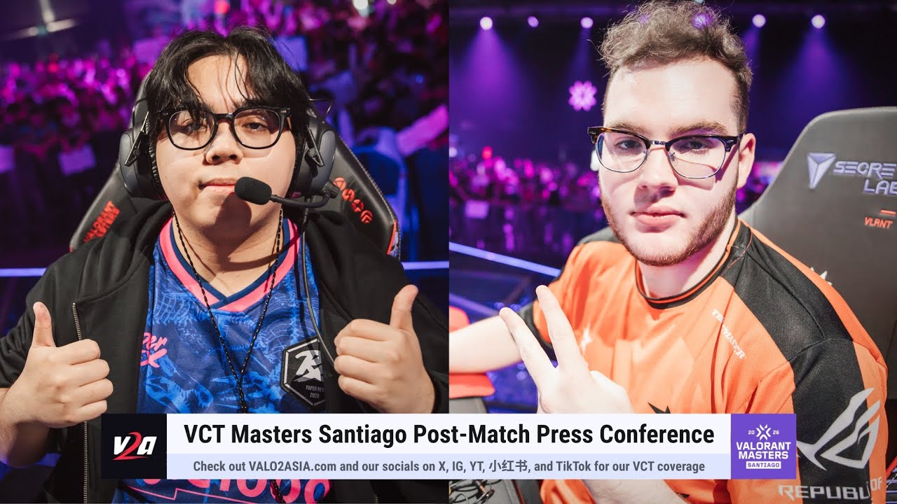 [PRX & NRG] Post-Match Press Conference at VALORANT Masters Santiago